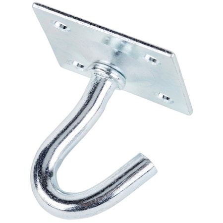 Hampton Hampton Small Zinc-Plated Silver Steel 1.75 in. L Clothesline Hook Plate Type 200 lb 1 pk 02-3491-101